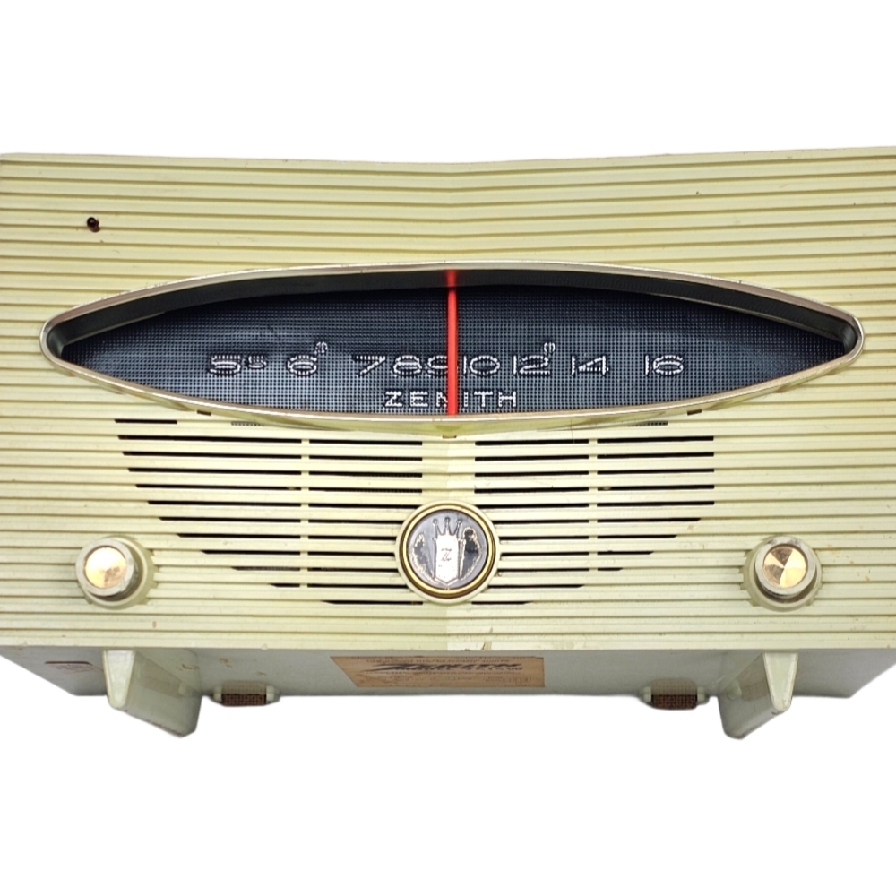 Rare Vintage WORKING MCM Zenith S-40273 Long Distance AM Radio | Futuristic Look